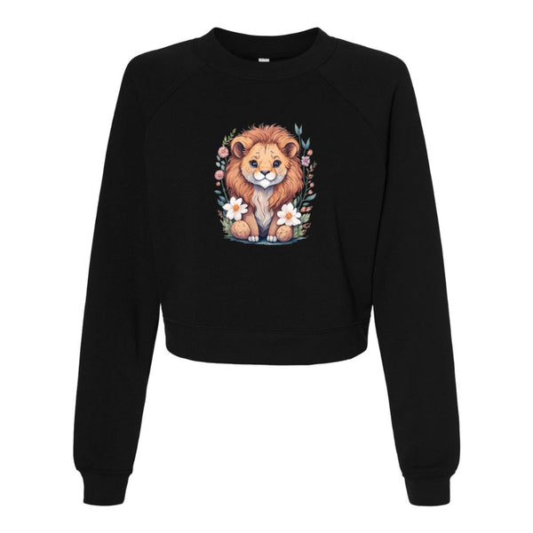 Cartoon lion Bella canvas hoodie 7505